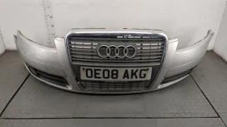 4F0807105 Бампер передний серебристый Audi A6 C6 (S6,RS6) Арт 20592076, вид 1
