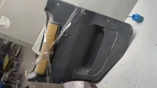  Обшивка двери задней левой (дверная карта) Citroen Berlingo 1 restailing Арт 20622505, вид 1