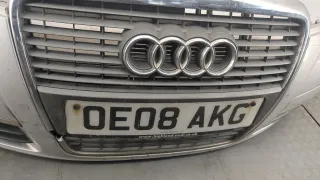 4F0807105 Бампер передний серебристый Audi A6 C6 (S6,RS6) Арт 20592076, вид 2