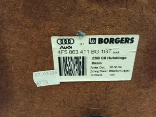 4F5863411CB1GT Полка задняя Audi A6 C6 (S6,RS6) Арт 2-11751, вид 3