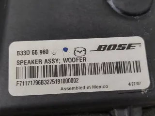 BP4K66960 Сабвуфер Mazda 3 BK Арт 2-876785, вид 8
