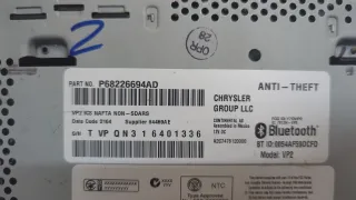 68226694AD Магнитола (аудио система) Chrysler 200 Арт 20728303, вид 3