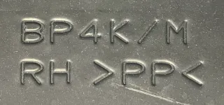 BP4KM 2003-2008 BP4KMS Защита арок (подкрылок) Mazda 3 BK Арт e13938301, вид 3