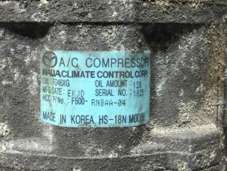 f500rn8aa04, Компрессор кондиционера Mazda 3 BL 2.0л i Арт AA00777172, вид 7