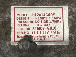 BP4K61450D Компрессор кондиционера Mazda 3 BK 1.6л Инжектор Арт 20589670, вид 2