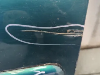 9006C5 Дверь сдвижная левая зеленая Citroen Berlingo 1 restailing Арт 20786469, вид 2