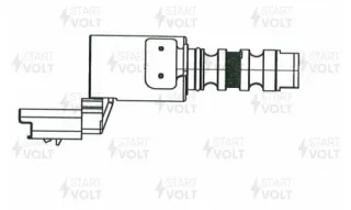 SVC1600 STARTVOLT Клапан электромагн. изменения фаз ГРМ Citroen C4 1 Арт SVC1600STARTVOLT, вид 1