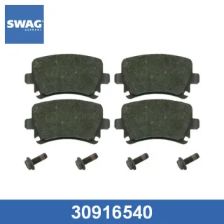 30916540 SWAG Колодки тормозные задние дисковые к-кт Changan CS 75 Арт 30916540SWAG, вид 1