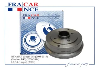 FCR220528 France Car Барабан тормозной Renault Twingo 1 Арт FCR220528FRANCECAR, вид 1