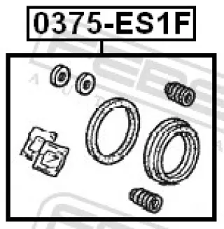 0375ES1F FEBEST Суппорт Honda Jazz 1 Арт 0375ES1FFEBEST, вид 2