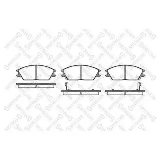 235002SX Stellox Тормозные колодки передние Honda Accord 3 Арт 235002SXSTELLOX, вид 1