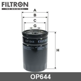 OP644 Filtron Фильтр масляный Alfa Romeo 164 Арт OP644FILTRON, вид 1
