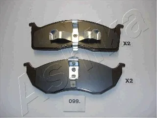 5000099 Ashika Тормозные колодки передние Chrysler Vision Арт 5000099ASHIKA, вид 1