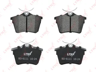 BD6111 Lynx Колодки тормозные задние дисковые к-кт Citroen C5 2 Арт BD6111LYNX, вид 1
