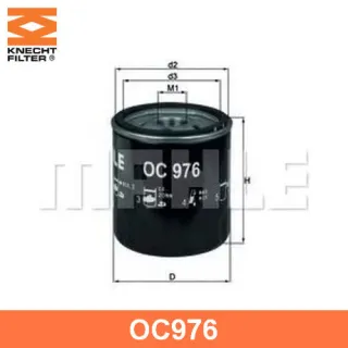 OC976 Mahle , Knecht Фильтр масляный Peugeot 806 Арт OC976MAHLEKNECHT, вид 1