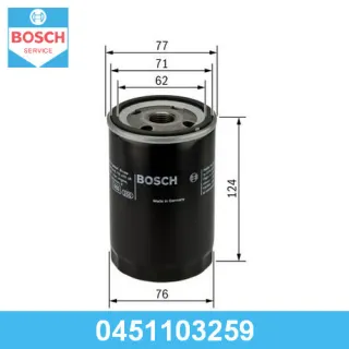 0451103259 BOSCH Фильтр масляный Chrysler PT Cruiser Арт 0451103259BOSCH, вид 1