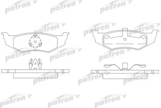 PBP1099 Patron Тормозные колодки задние Chrysler Vision Арт PBP1099PATRON, вид 1