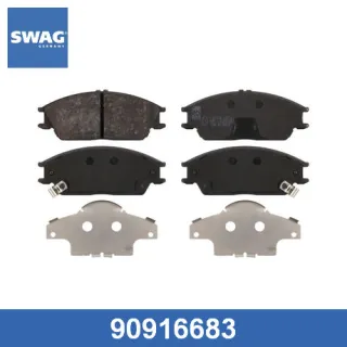 90916683 SWAG Тормозные колодки передние Honda Accord 3 Арт 90916683SWAG, вид 1