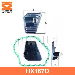 HX167D Mahle , Knecht Фильтр АКПП Audi A6 C5 (S6,RS6) Арт HX167DMAHLEKNECHT, вид 1