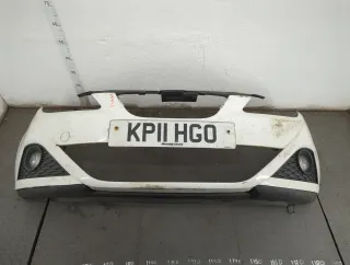 6J0807217H Бампер передний белый Seat Ibiza 4 Арт 20928925, вид 1