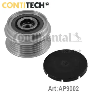 AP9002 ContiTech Шкив генератора Audi A6 C5 (S6,RS6) Арт AP9002CONTITECH, вид 1