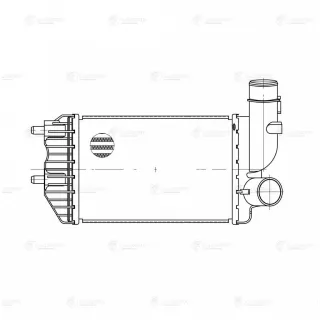 LRIC1650 Luzar Интеркулер Citroen Jumper 1 Арт LRIC1650LUZAR, вид 3