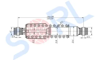 5003160180 SORL Амортизатор кабины Renault Major Арт 5003160180SORL, вид 2