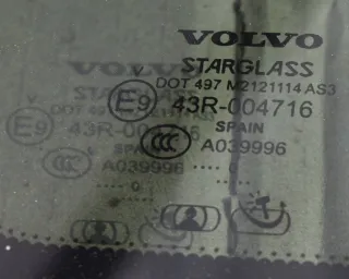 30716750,30716752 Стекло кузовное боковое левое Volvo XC70 3 Арт 7S-10-2, вид 2