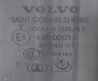  Стекло двери задней левой Volvo XC70 3 Арт 7S-29-19-2, вид 2