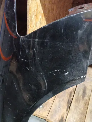  Крыло переднее правое черное Audi A6 C6 (S6,RS6) Арт 21062528, вид 3