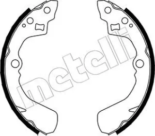 530037metelli,5320060840,5321070c00,5320069g12,5320069g11,5320069g10,0449587708,0449587707,5320069g00,5320060841,5321070c10,v532000,5321075j00,5324175j00,277942300121,282942300133 Колодки барабанные TATA Indica Арт 530037METELLI, вид 1