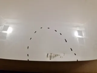 C281F2701010200 капот белый перламутр Changan UNI-V Арт DN219987, вид 6